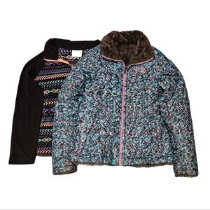 Girl's The North Face Mossbud Swirl Jacket S Outdoor Bundle
